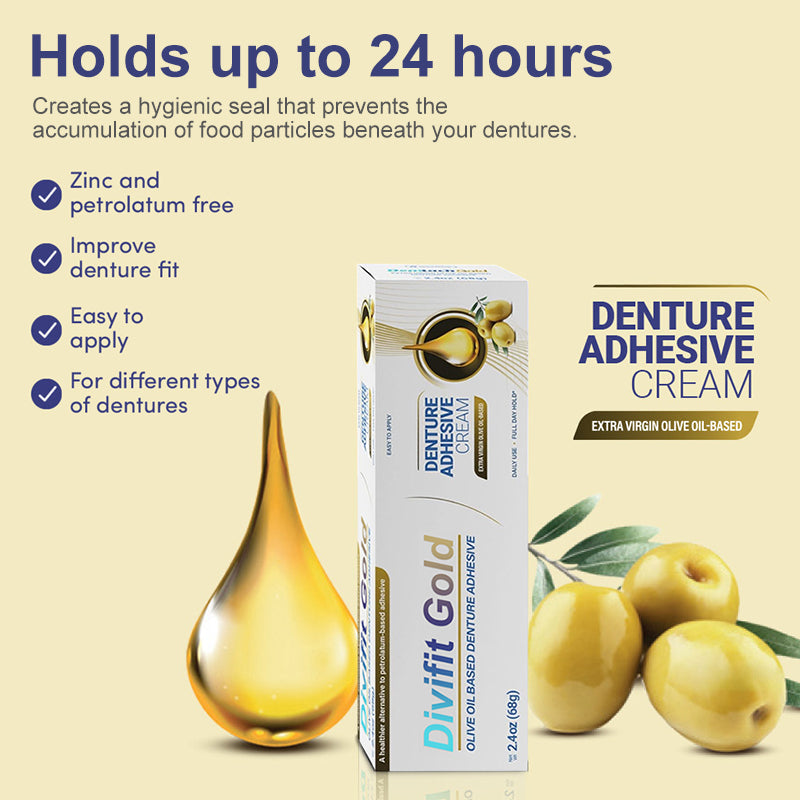 Divifit™ Gold Thermoplastic Denture Adhesive (Final 3 Hours: 70% OFF 🔥)