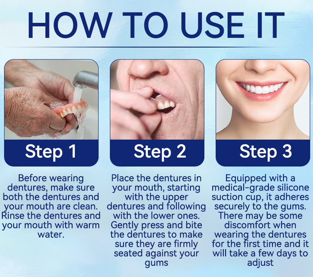 ✅Official Store: QIAWI™ Adsorptive denture(⏰Limited time discount last 30 minutes⏰)