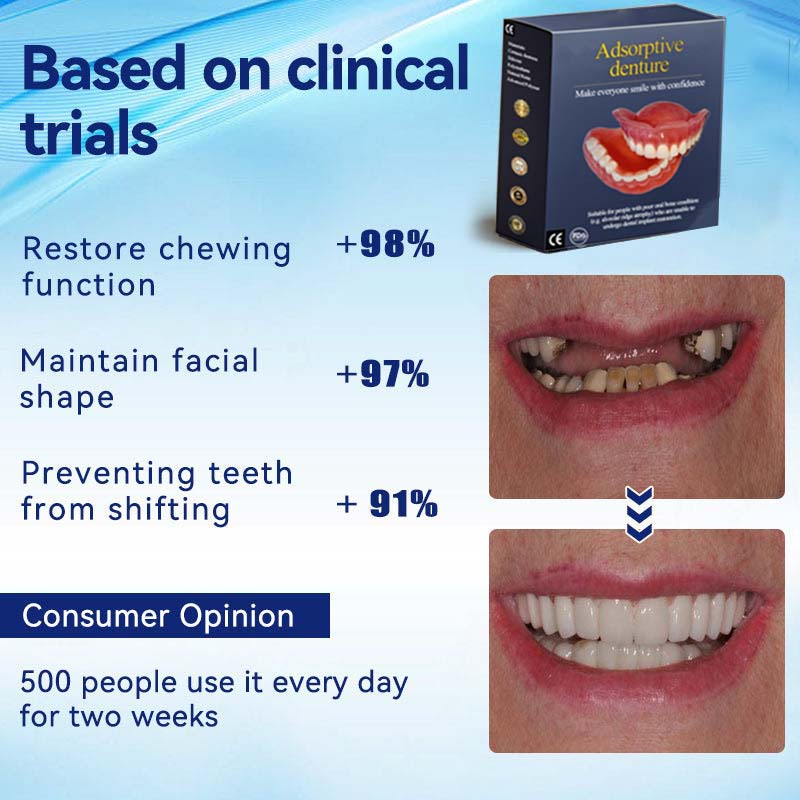 ✅Official Store: QIAWI™ Adsorptive denture(⏰Limited time discount last 30 minutes⏰)