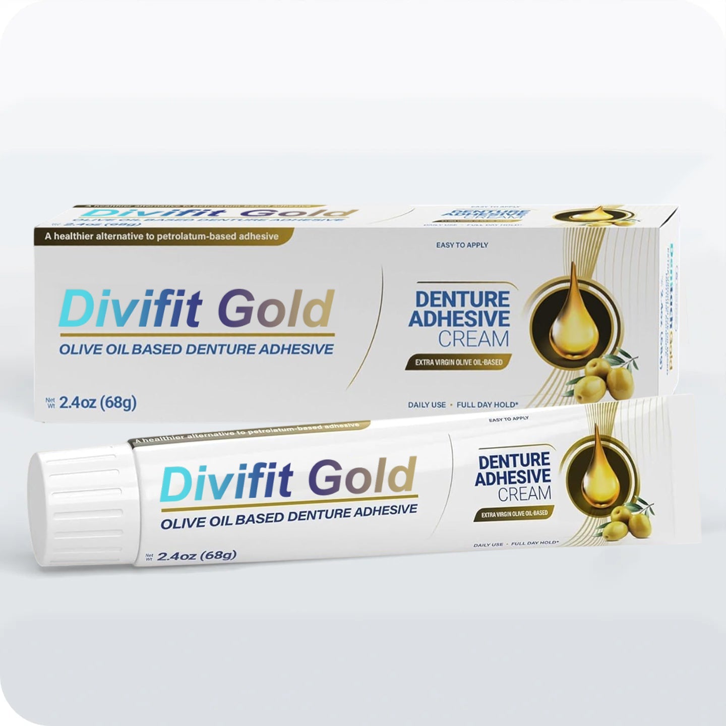 Divifit™ Gold Thermoplastic Denture Adhesive (Final 3 Hours: 70% OFF 🔥)