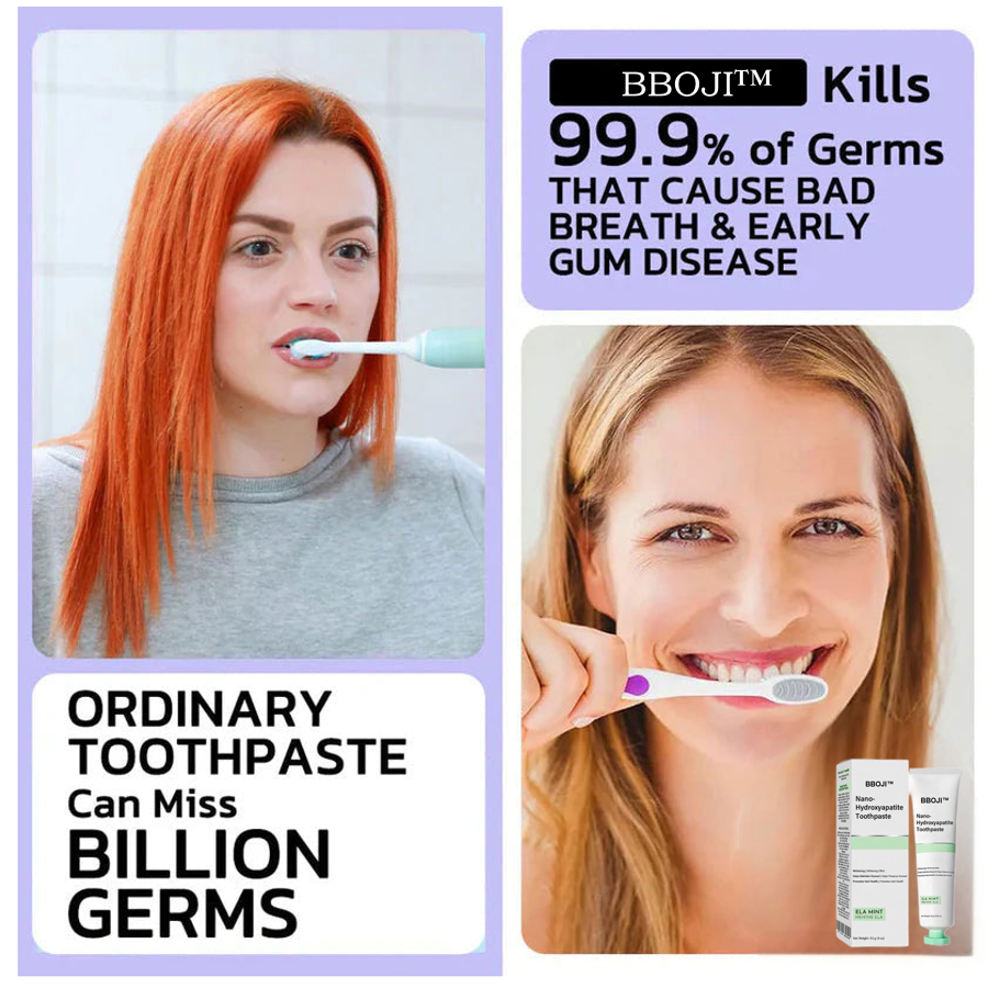 BBOJI™ Fluoride-Free Nano-Hydroxyapatite Toothpaste🦷(ADA recommended)(🎁Flash Sale - Don’t Miss Out)