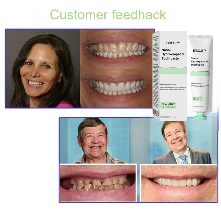 BBOJI™ Fluoride-Free Nano-Hydroxyapatite Toothpaste🦷(ADA recommended)(🎁Flash Sale - Don’t Miss Out)