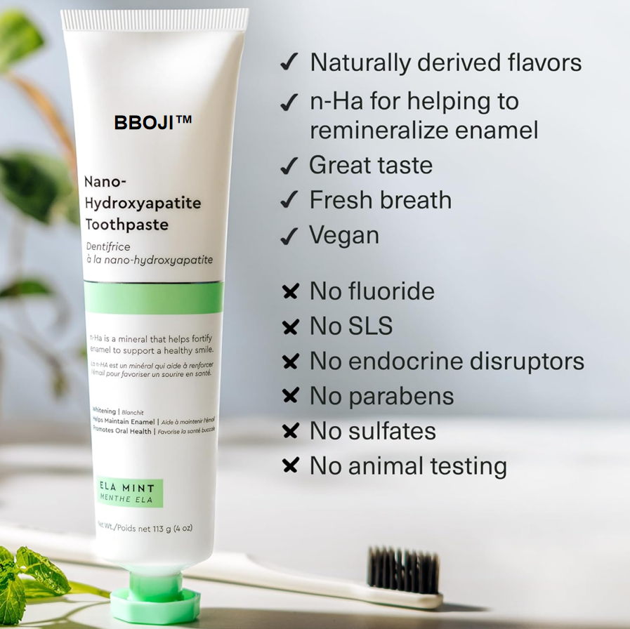 BBOJI™ Fluoride-Free Nano-Hydroxyapatite Toothpaste🦷(ADA recommended)(🎁Flash Sale - Don’t Miss Out)