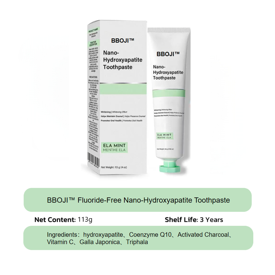 BBOJI™ Fluoride-Free Nano-Hydroxyapatite Toothpaste🦷(ADA recommended)(🎁Flash Sale - Don’t Miss Out)