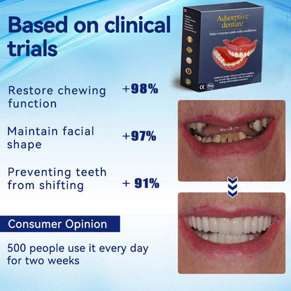 ✅Official Store: QIAWI™ Adsorptive denture(⏰Limited time discount last 30 minutes⏰）